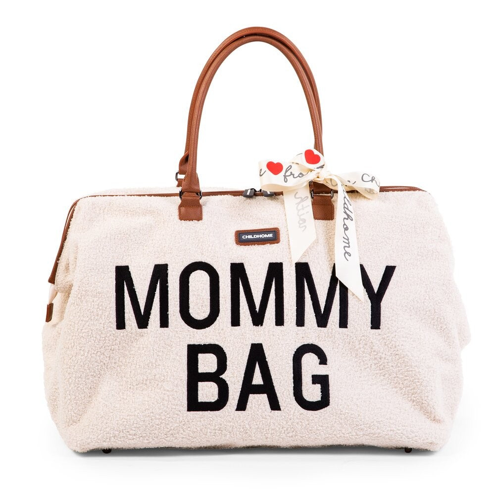 Childhome &quot;Mommy Bag&quot; Táska - Plüss - Fehér-0