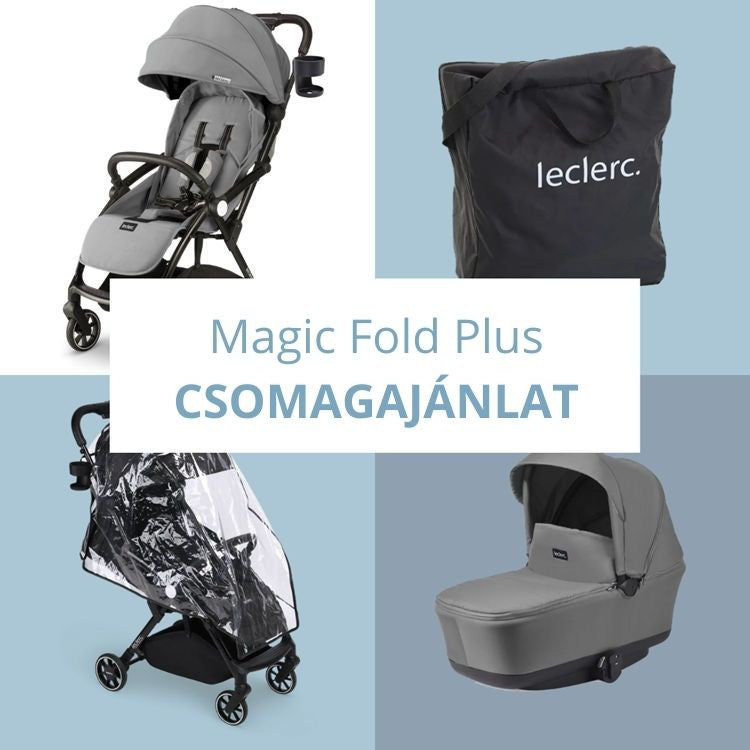 Leclerc Magicfold Bundle Deal babakocsi szett csomagajánlat - Grey-0